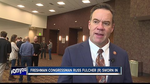 Russ Fulcher (R) sworn in as U.S. Congressman for Idaho