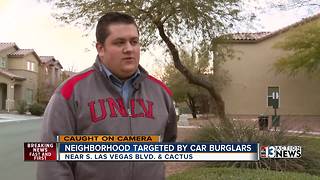 Neighbors: Crooks caught on camera opening family’s garage