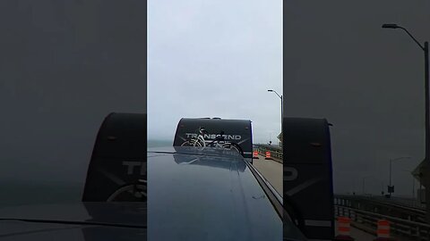 A ride through the Thimble Shoal Channel Tunnel of the Chesapeake Bay Bridge-Tunnel