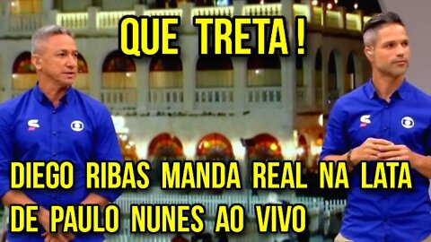 QUE TRETA ! DIEGO RIBAS MANDA REAL NA LATA DE PAULO NUNES AO VIVO - COPA DO MUNDO QATAR 2022