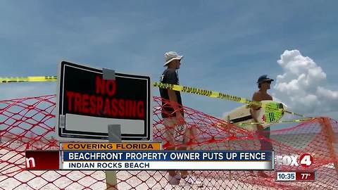 Fences on beaches cause uproar and confusion about new Florida law