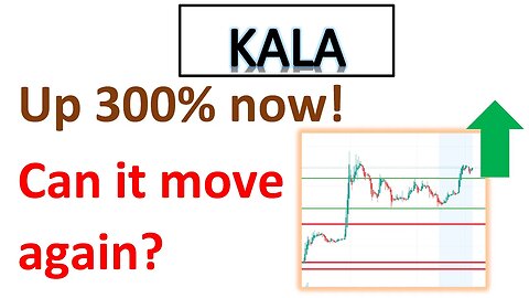 #KALA 🔥 300% up now! can it run again tomorrow? $KALA