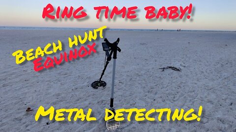 Ring Time Baby | Metal Detecting | Treasure | Search4 Gold & Silver | Beach Hunt | Florida | Equinox