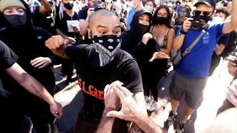 Counterprotesters Disrupt Conservative Free Speech Rally In Calif.