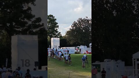 Patrick Cantlay on Hole 18 - Tour Championship!