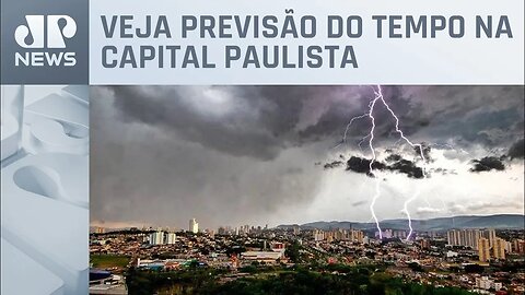 Terça-feira de calor e temporais em todo o estado de São Paulo