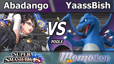 LG|Abadango (Bayonetta) vs. YaassBish (Charizard) - Wii U Pools - Momocon 2017