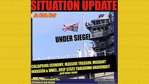 SITUATION UPDATE 9/29/23 - Trump Comms, Migrant Invasion, Cia Mk Ultra, Gcr/Judy Byington Update