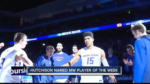 Hutchison Honored By Mountain West Conference