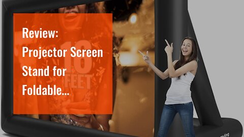 Review: Projector Screen Stand for Foldable Portable Projector Screen Outdoor Projector Movies...