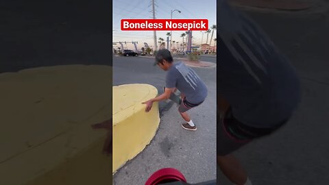 Boneless nosepick a tall ledge #streetskateboarding #streetskating #streetskate #streetskater