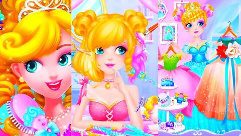 Sweet princess hair salon/makeup and dressup game/salon game/girl games/new game 2023 @TLPLAYZYT