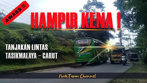 HAMPIR SAJA !!! - Akibat terlalu kencang saat Menanjak