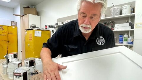 Spray Painting The Perfect White Finish For Cabinets