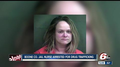 Nurse accused of trafficking drugs into jail in Boone County