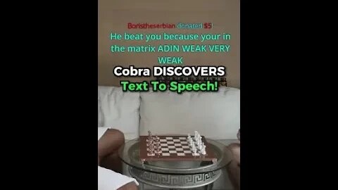 Andrew Cobra Tate Discovers: Text To Speech! Adin Ross Trolled Yet Again Chat!😂