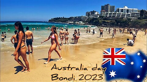 Famous Bondi Beach Sydney, Australia day 2023 Walk!!