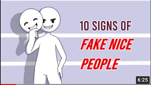 HOW TO RECOGNIZE A FAKE PERSON