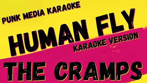 THE CRAMPS ✴ HUMAN FLY ✴ KARAOKE INSTRUMENTAL ✴ PMK