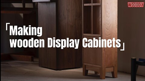 [WOODDIY]Making Wooden Display Cabinets#woodcarving #woodworking #wood #handmade #diy #carpentry