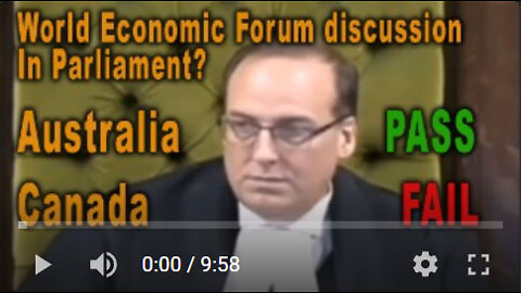 Senator Alex Antic of Australia talks World Economic Forum in Parliament