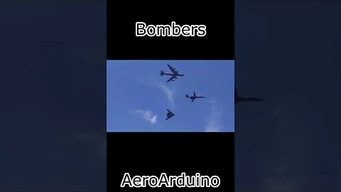 Amazing Historic Bomber Formation #B1 #B2 #B52 #Aviation #AeroArduino