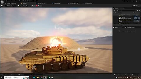 Cómo disparar con el Tanque - Unreal Engine 5.1