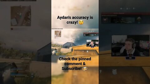 Aydan's accuracy is insane in this Warzone clip! (Call of Duty Warzone) #shorts #callofduty