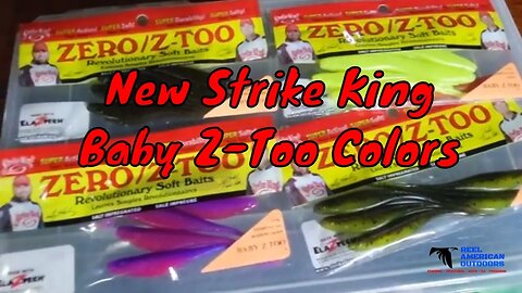 New Strike King Baby Z-Too Colors (2023 Release)