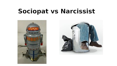 Sociopater och narcissister är två motsatta sorters robotar