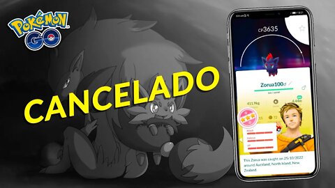 ❌ATENÇÃO! Evento do ZORUA foi CANCELADO na Hora do Holofote do Shuppet! Pokémon GO