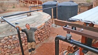 Installing a Massive Rainwater Harvesting System from Start to Finish