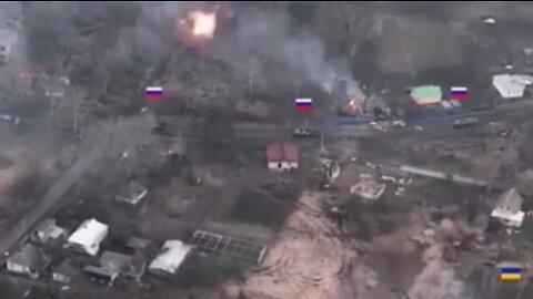 Russian troops are ambushed in a special operations zone by the Ukrainian military.