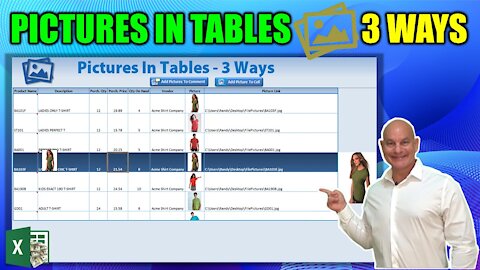 Here's 3 Simple Ways On How To Add Pictures to an Excel Table