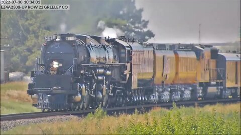 UP 4014 Steam runs South and North at Greeley, CO on July 28 and 30, 2022 #steelhighway