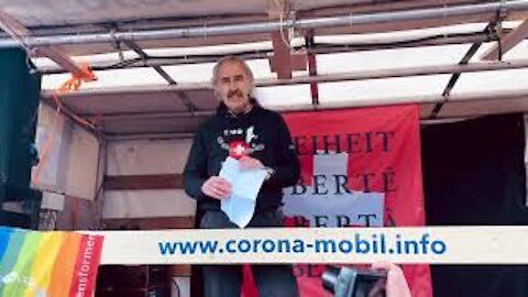 Stiller Protest - Dr. med. Marco Caimi - Kundgebung - Liestal - 20.03.21