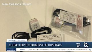 Church buys chargers for hospitals