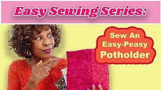 Easy-Peasy Potholder! Easiest Potholder For Me - Wambui Made It - How To Make A Potholder - Beginne