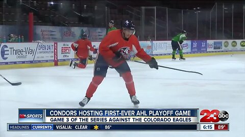 Kari previews Condors' first-ever AHL playoff home game