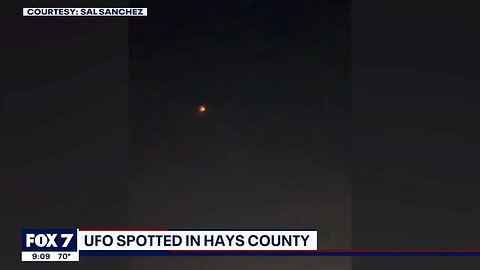 UFO Spotted in Hays County Texas