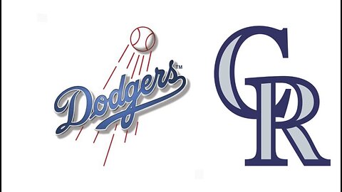 Dodgers @ Rockies. Game 2 of 4 Game Series. MLB the Show 24.