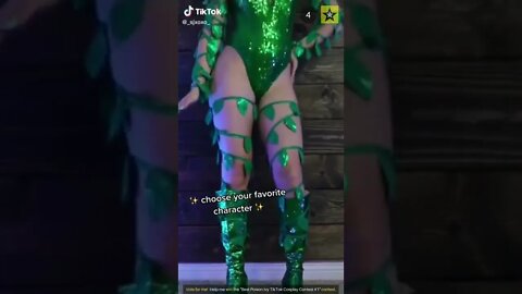 Rate the Girls: Best Poison Ivy TikTok Cosplay Contest #1d (Batman DC) 👧🌱