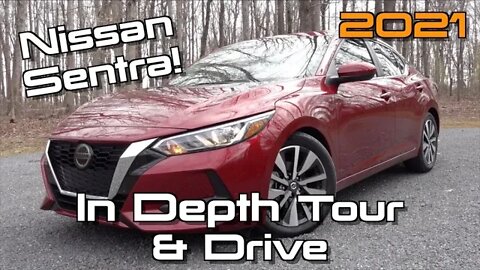 2021 Nissan Sentra SV: Start Up, Test Drive & In Depth Review