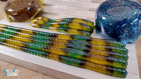 Pouring With ILLUSION: Building Colors That Aren't There! Soft Plastic Fishing Lures