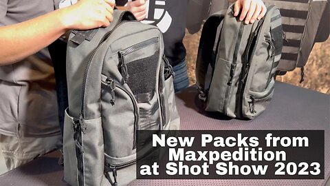 Maxpedition Lassen & Tehama Packs from Shot Show 2023