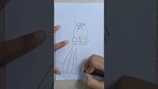 How To Draw A Girl #shorts #drawing #howtodraw #short #youtubeshorts #viral #youtube #shortsfeed