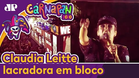 Claudia Leitte chega lacradora em bloco de Salvador