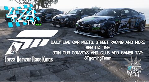 4ZA STREET RACING TV - NEXT CONVOY 2pm UK TIME with @ForzaTreysVex