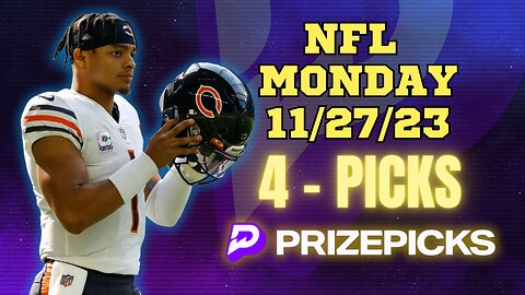 PRIZEPICKS | BEST PICKS WEEK 12 #NFL MONDAY | 11/27/23 | PROP BETS | #BESTBETS | #FOOTBALL | TODAY