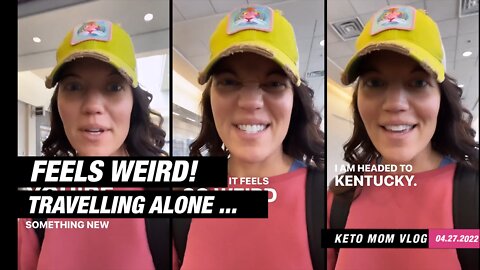 It Just Feel Weird...Travelling Alone To Kentucky - Missing My Husband & Kids | Keto Mom Vlog